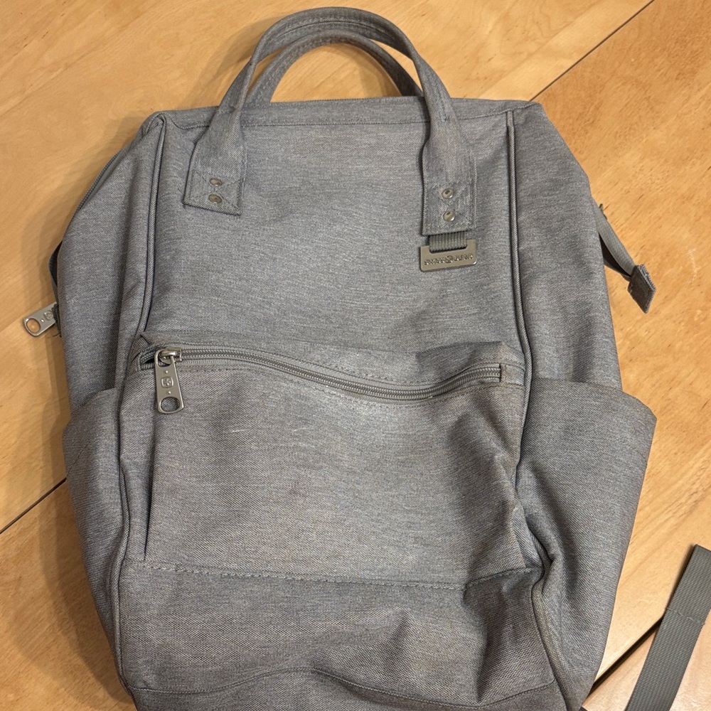 SwissGear 3576 Artz Doctor-style Laptop Backpack with Structured Top Frame.